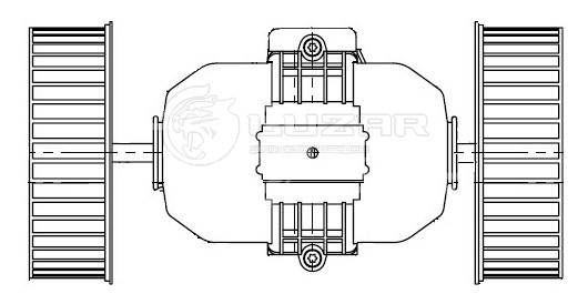 Электровентилятор отопителя для автомобилей Mercedes-Benz S (W221) (05-)