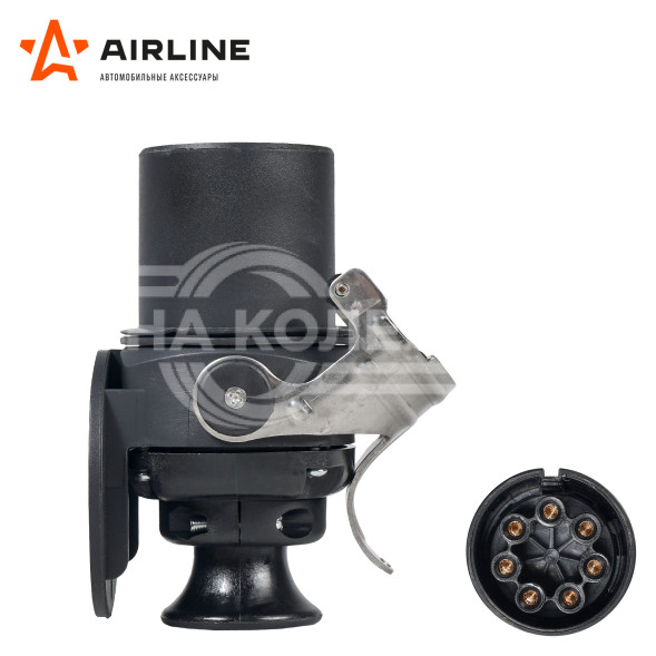 Вилка прицепа/тягача 24В ABS/EBS 7 контактов пластик