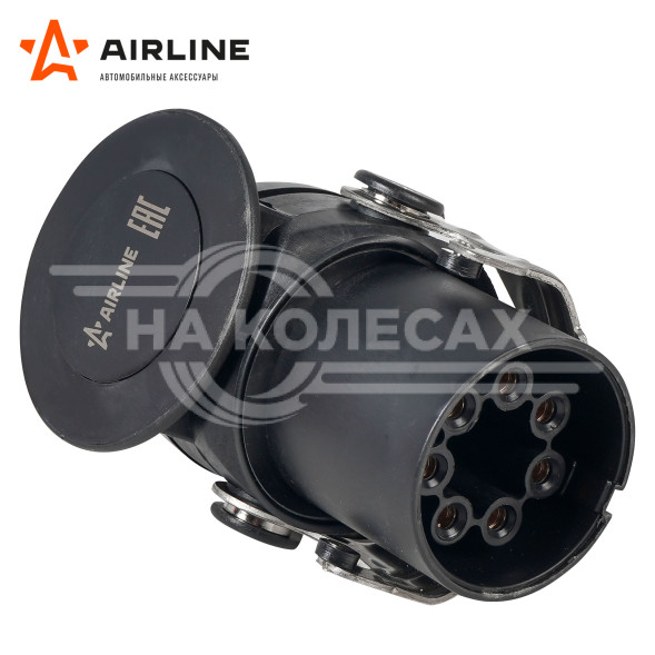 Вилка прицепа/тягача 24В ABS/EBS 7 контактов пластик