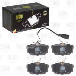 Колодки тормозные дисковые задние для автомобилей VW Transporter T4 (90-) (без датчика) (PF 1871)