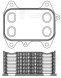Радиатор масляный для автомобилей Golf VI (08-)/Tiguan (08-) 1.6D/2.0D