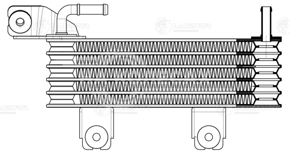 Радиатор масляный для автомобилей Tucson (04-) 2.0i/2.0D