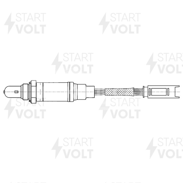 Датчик кислорода для автомобилей BMW 3 E46 (98-) 1.6i-3.0i/X5 E53 (99-) 4.4i/4.6i  после катализатора