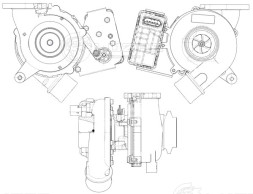 Турбокомпрессор для автомобилей Land Rover Freelander II (06-) 2.2D [224DT] (тип GTB1752V)