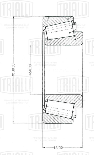 Подшипник ступицы передней для автомобиля Mercedes Actros/Volvo FH/FM/SCANIA 3