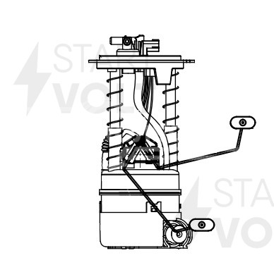 Модуль топливного насоса для автомобилей Nissan Murano (02-) 3.5i
