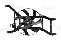 Электровентилятор охлаждения для автомобилей Logan (08-)/Largus (12-) (с кожухом)