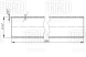 Труба глушителя прямая 54х2000 (d=54х1.5, L=2000мм) (алюминизированная сталь)