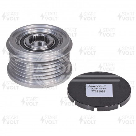 Шкив с обгонной муфтой генератора для автомобилей Land Rover Freelander II (06-) 2.2TDi/Ford Mondeo IV (07-) 2.0TDCi