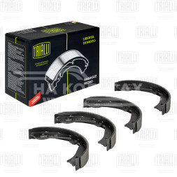 Колодки тормозные барабанные задние для автомобилей VW Touareg (02-) стояночного тормоза 210x30