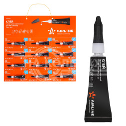 Клей супер цианакрилатный EXTRA STRONG, 1 шт., 3 гр. блистеры на подложке