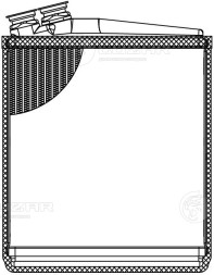 Радиатор отопителя для автомобилей Volvo S60 (10-)/S80 (06-)/XC60 (08-)/XC70 (07-)/Freelander (06-)/Evoque (11-)