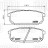 Колодки тормозные для автомобилей Kia Sorento (02-) / Sorento (06-) дисковые задние