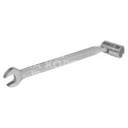 Ключ комбинированный шарнирный 17мм пласт. подвес PRO