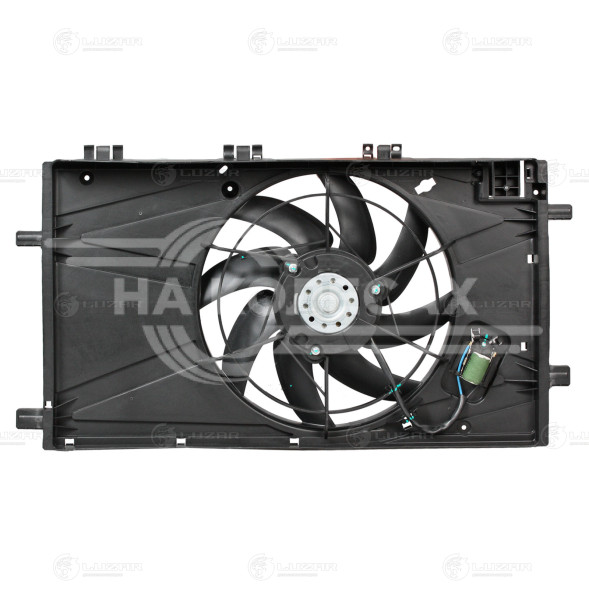 Электровентилятор охлаждения для автомобилей Opel Insignia (08-) 1.6i/1.8i (с кожухом)