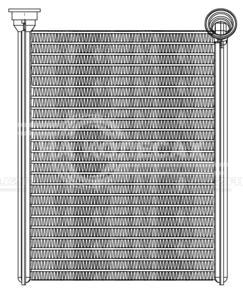 Радиатор отопителя для автомобилей Peugeot 308 (09-)