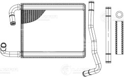 Радиатор отопителя для автомобилей BYD F3 (05-)/F3R (07-)