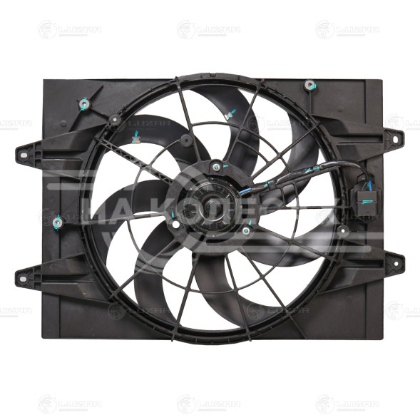 Электровентилятор охлаждения для автомобилей Chery Tiggo 4 Pro (20-)/Tiggo 7 Pro (20-)/Exeed LX (19-)/TXL (19-) 1.5T/1.6T (с кожухом)