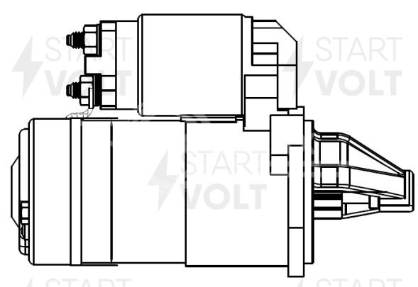 Стартер для автомобилей Mazda 323 (94-)/Demio (98-) 1.5i/1.6i/1.8i 1,2кВт
