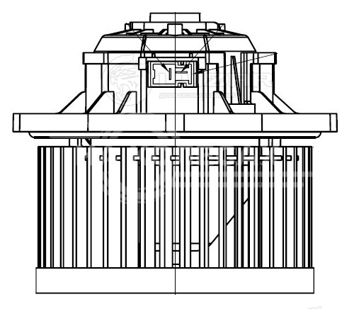 Электровентилятор отопителя для автомобилей Ssang Yong NewActyon/Korando C (10-)