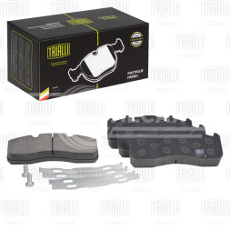 Колодки тормозные дисковые для автомобилей Renault Trucks, Volvo (WVA № 29173) с монтажным комплектом