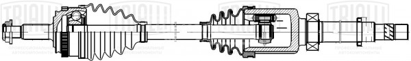 Привод правый для автомобилей Vesta (19-) 1.6i CVT