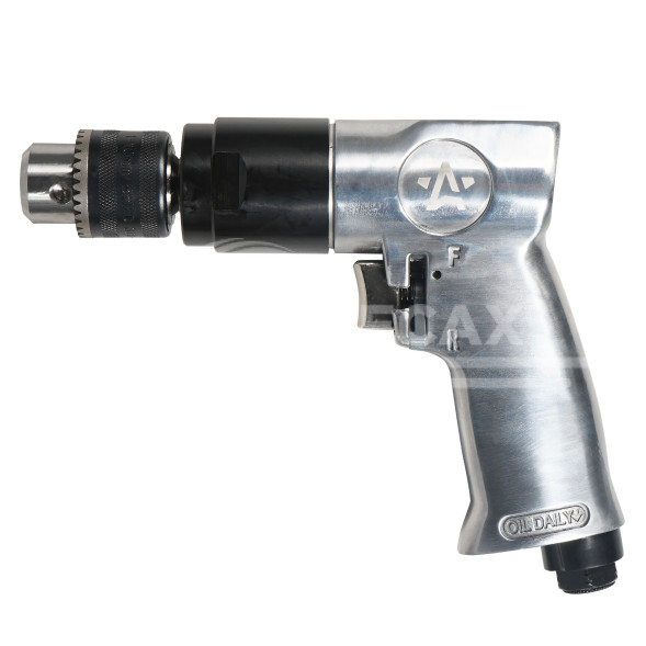 Дрель пневматическая ДП1, 1800 об/мин с реверсом, с оснасткой 16 пр., кейс