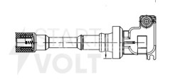 Катушка зажигания для автомобилей BYD F3 (05-) 1.5i
