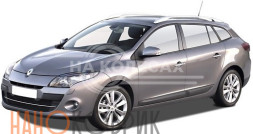 Арки задние Renault Megane 3дорест/3рест