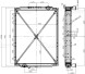 Радиатор охлаждения для автомобилей МАЗ 631236/650136/5440W8 с дв. Deutz/Cummins ISLe/Weichai