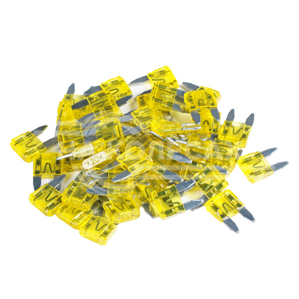 Предохранители &quot;мини&quot; 20A в пакете 50шт.