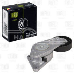 Ролик приводного ремня для автомобилей Peugeot 306 (93-) 1.8i/2.0i [XU] А/С+ c ГУР (с натяжным механизмом)