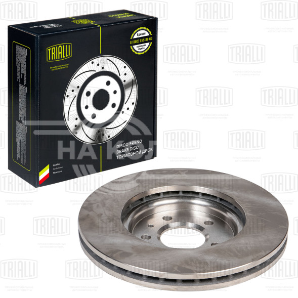 Диск тормозной передний для автомобилей Opel Astra J (10-) / Zafira C (11-) d=321 R17 окрашенный