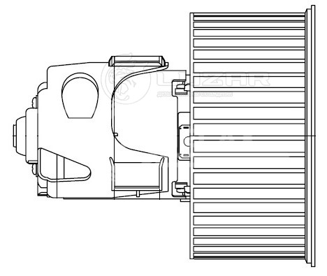 Электровентилятор отопителя для автомобилей BMW 5 (F10) (10-)/7 (F01/F02) (08-)