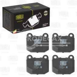 Колодки тормозные дисковые задние для автомобилей Mitsubishi Lancer Evo (98-) / Subaru Impreza (01-) WRX STi