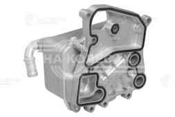 Радиатор масляный в сборе с фланцем для автомобилей Touareg II (10-)/A6 (11-) 3.0D