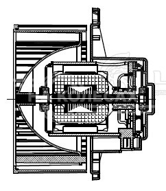 Электровентилятор отопителя для автомобилей Hyundai Grand Starex (H-1) (07-)