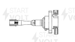 Катушка зажигания для автомобилей Toyota Cami (00-)/Daihatsu Terios (97-) 1.3i (HCEJ)