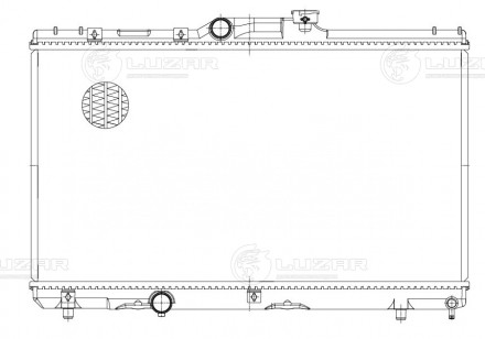 Радиатор охлаждения для автомобилей Toyota Corolla E100 (91-)/Corolla E110 (95-) MT