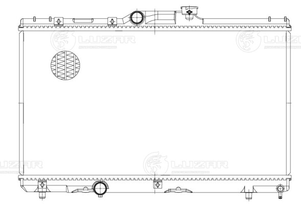Радиатор охлаждения для автомобилей Toyota Corolla E100 (91-)/Corolla E110 (95-) MT