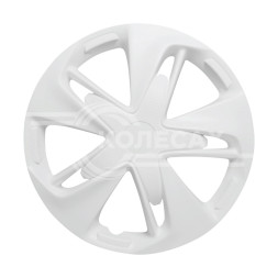 Колпаки колесные 15&quot; &quot;Супер Астра&quot;, белый, карбон, компл. 2 шт.