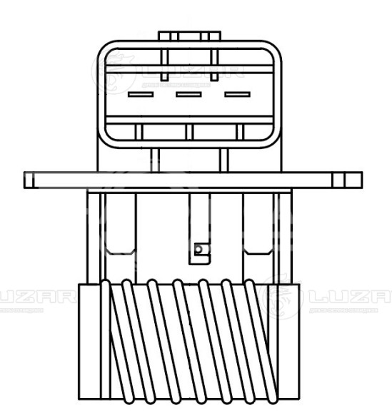 Резистор электровентилятора охлаждения для автомобилей Hyundai Creta (16-) 1.6i/2.0i