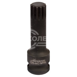 Головка ударная торцевая 1/2&quot; DR внешний SPLINE M18 L=78 мм