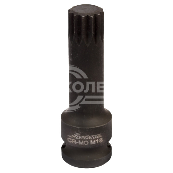 Головка ударная торцевая 1/2&quot; DR внешний SPLINE M18 L=78 мм