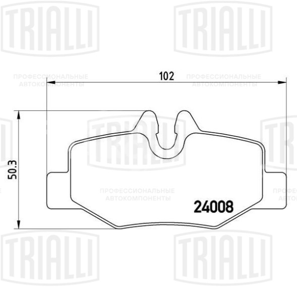 Колодки тормозные для автомобилей Mercedes Vito/Viano (W639) (03-) дисковые задние