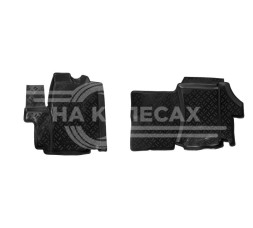 Ковры для Fiat Ducato III (250) (06-12), 2 шт., выс. борт, 1й ряд, ТЭП, черн.