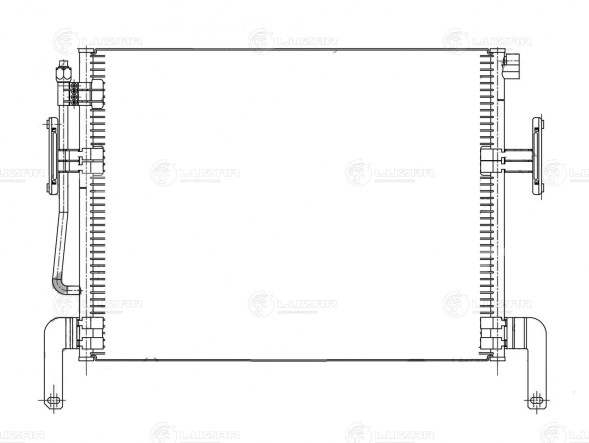 Радиатор кондиционера для автомобилей Premium (96-)/Kerax (00-)