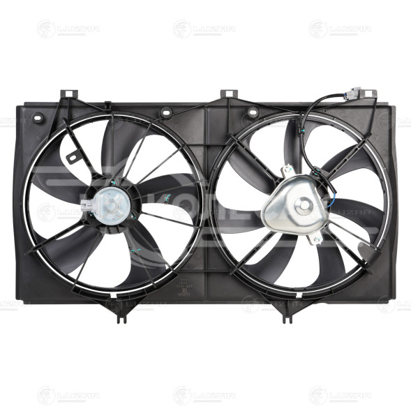 Электровентилятор охлаждения для автомобилей Toyota Camry (XV40) (07-) 2.4i (2 вент.) (с кожухом)