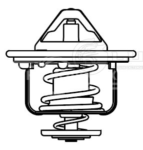 Термостат для автомобилей Honda CR-V III (06-)/Civic VIII (06-)/Accord (08-)/Fit (01-)/Jazz (01-) (82°С) (термоэлемент)