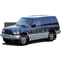Внешние ремонтные пороги Mitsubishi Pajero/Montero 2 рест